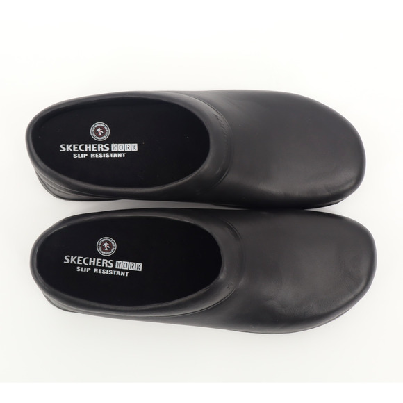 Skechers Work Men\'s Non Slip Waterproof Clogs Style 76778 Black Sz 13 NWOB main image 9